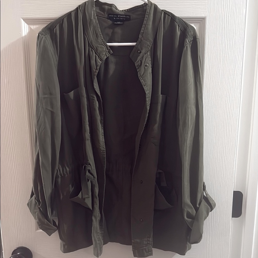 Social Standard by Sanctuary Utility Jacket – Green, Size M